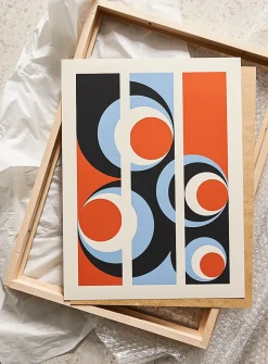 Abstract rhythm art print
