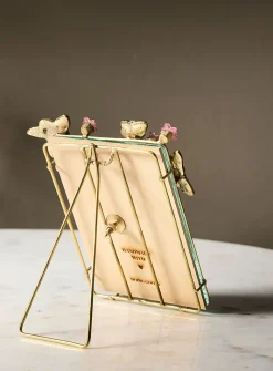 Amber wildflower frame