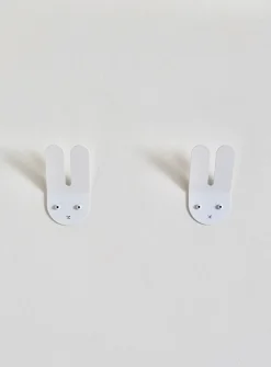Amusing rabbits wall hooks
