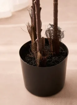 Artificial California fan palm tree plant
