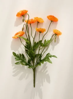 Artificial poppy branch