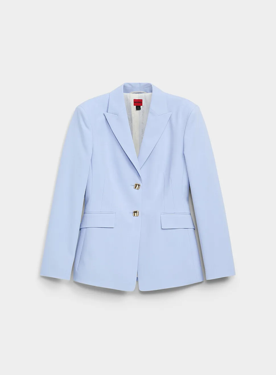 Asmalla golden buttons blue blazer