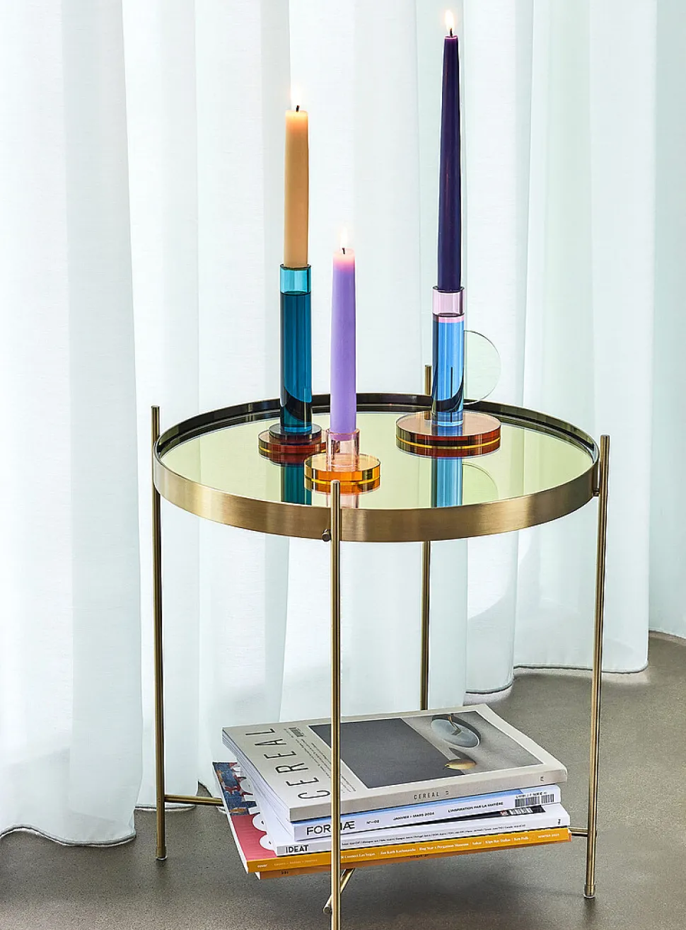 Astro crystal candle holder