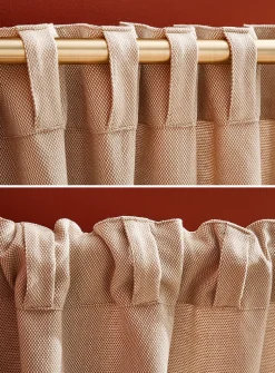 Basket weave curtain