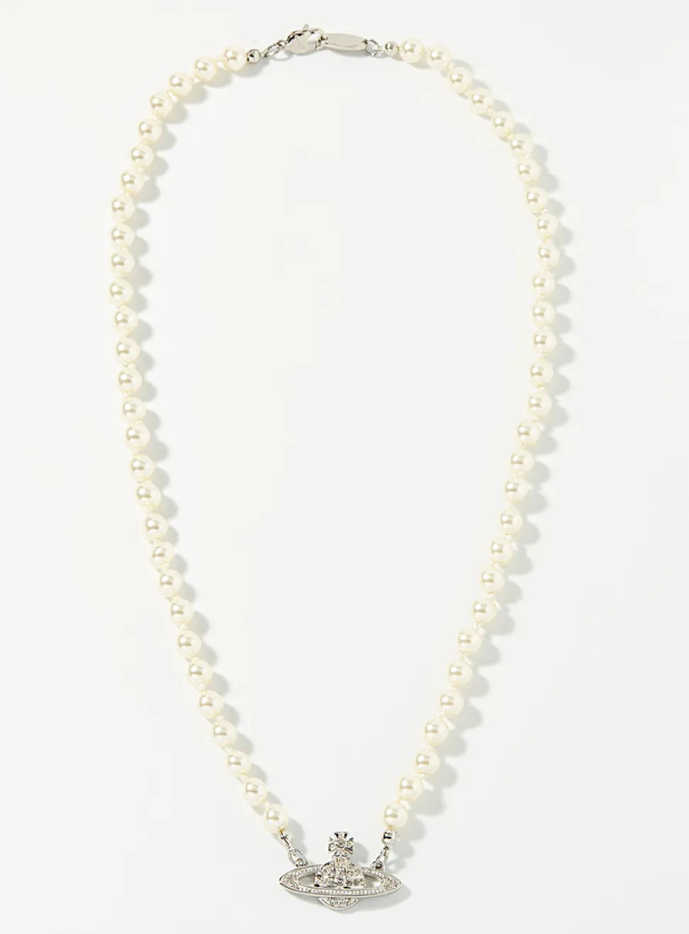 Bas Relief pearly bead necklace