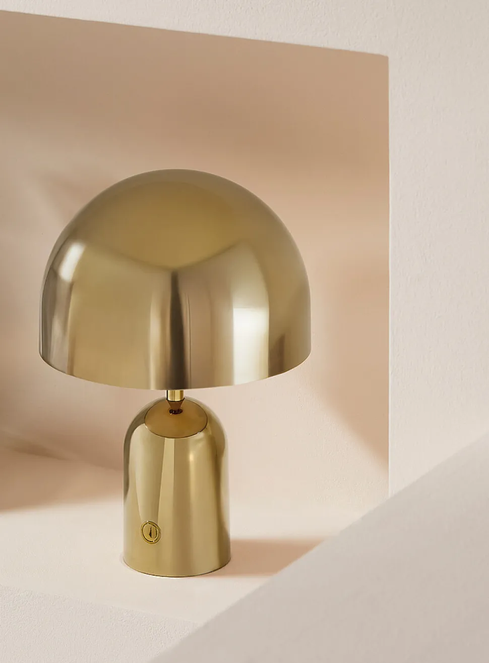 Bell Portable gold LED lamp