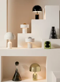 Bell Portable gold LED lamp