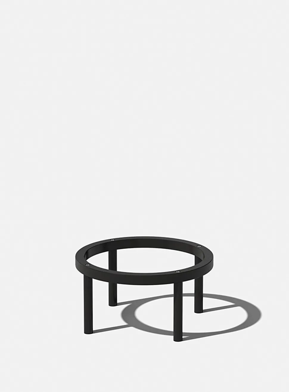 Black base grooved planter