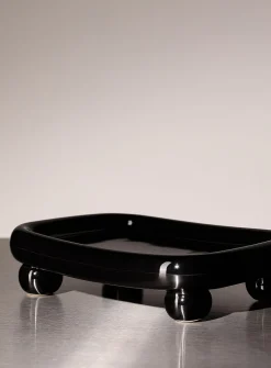Black legs small rectangular tray