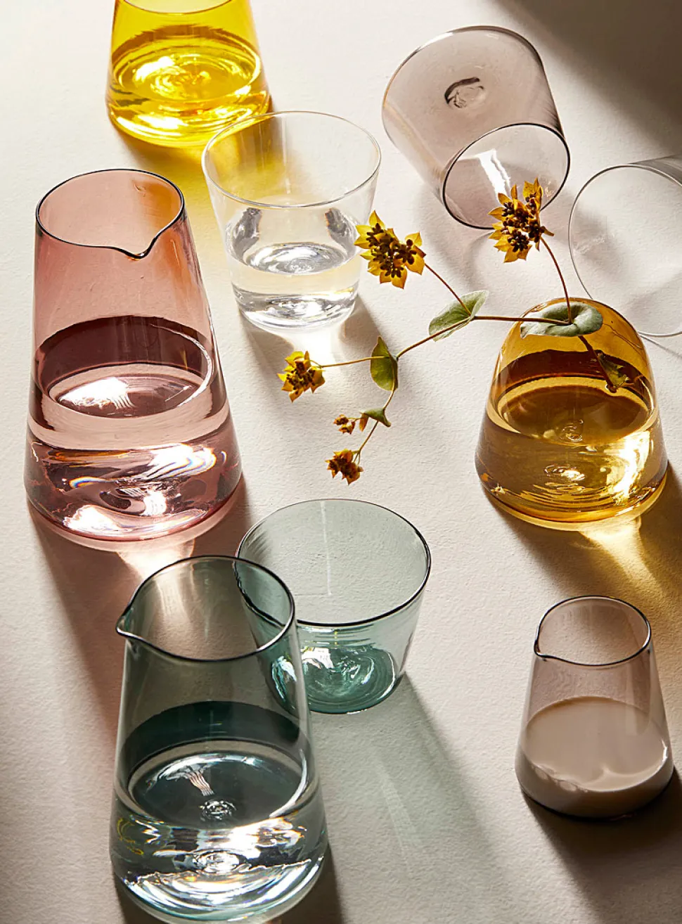 Blown glass creamer
