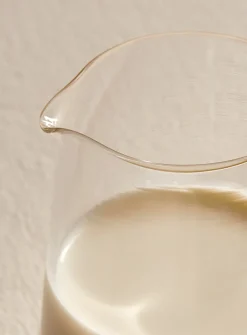 Blown glass creamer