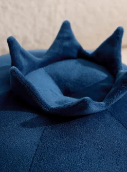Blueberry velvet cushion