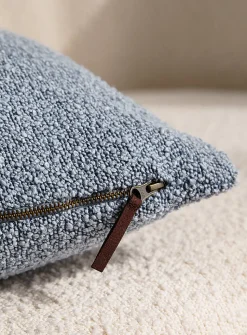 Bouclé fabric removable-cover cushion