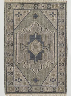 Bristol blue medallions rug