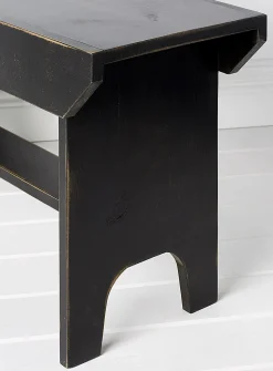 Bucket rustic bench