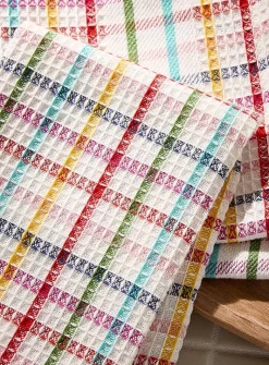 Checkered dishcloths