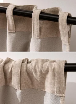 Chenille blackout curtain