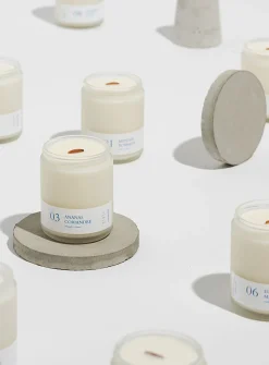 Coffee and toffee scented candle set