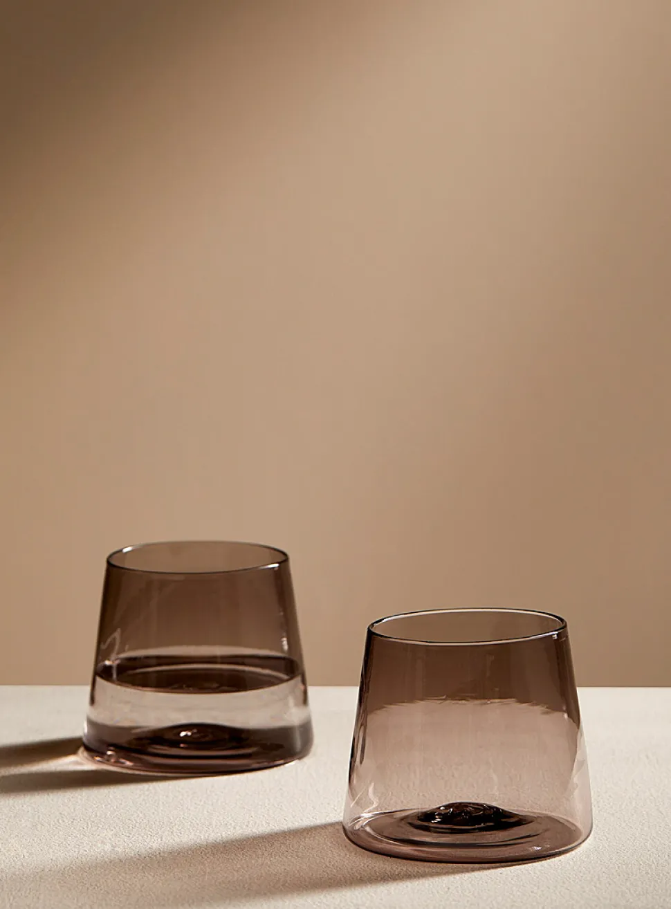 Colourful glass set