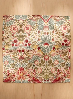 Colourful Strawberry Thief napkin