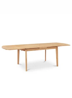 Copenhagen oak wood table with extensions