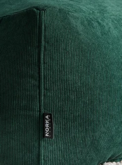 Corduroy oversized square pouf