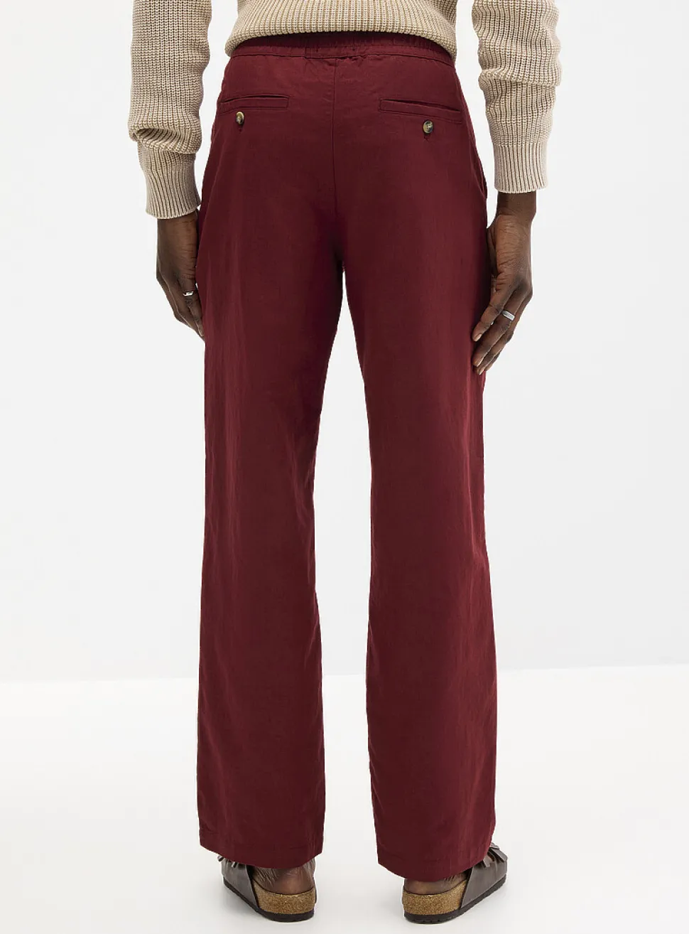 Cotton-linen pant