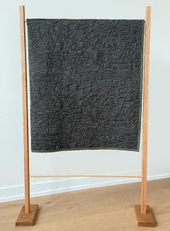 Countryside quilt throw