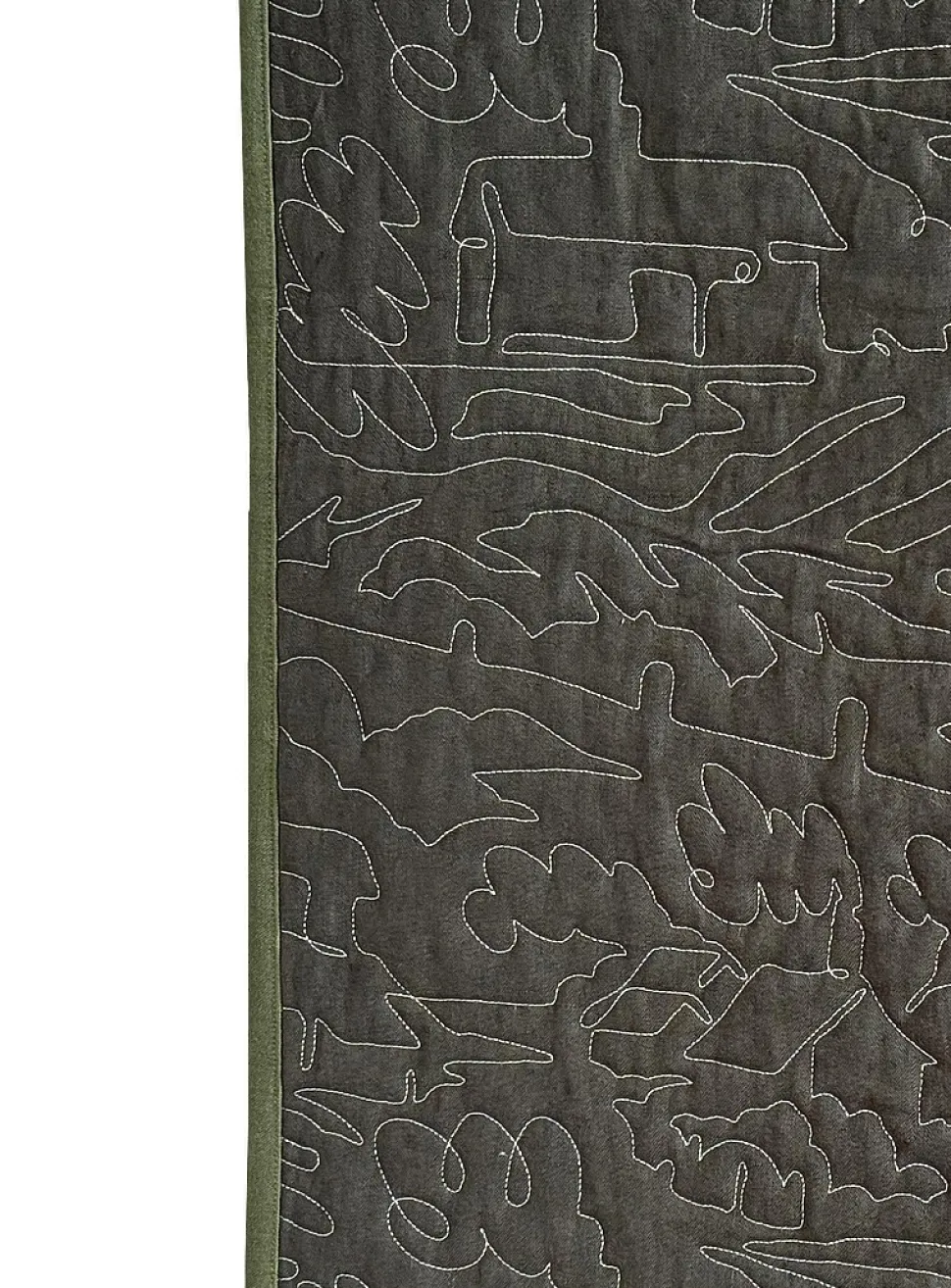 Countryside quilt throw