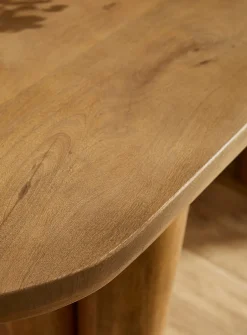 Cylindrical base retro-modern console table