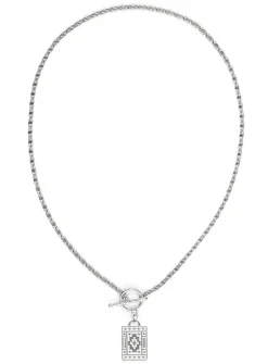 Damien silver necklace