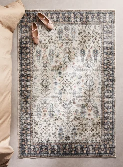 Desert night washable rug