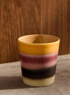 Dusk stripes small glass
