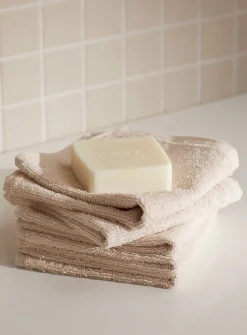 Everyday quick-drying organic cotton facecloths