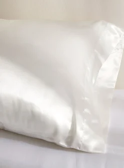 Faux-silk pillowcase