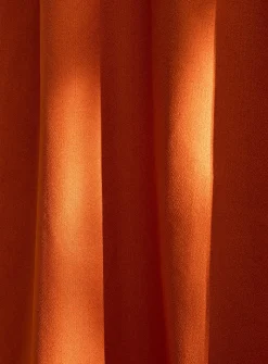 Faux-wool blackout curtain