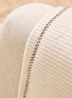 Feel Cord raised-stripe throw