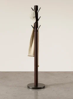 Flapper folding hook coat rack