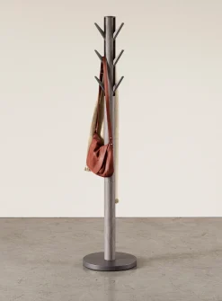 Flapper folding hook coat rack