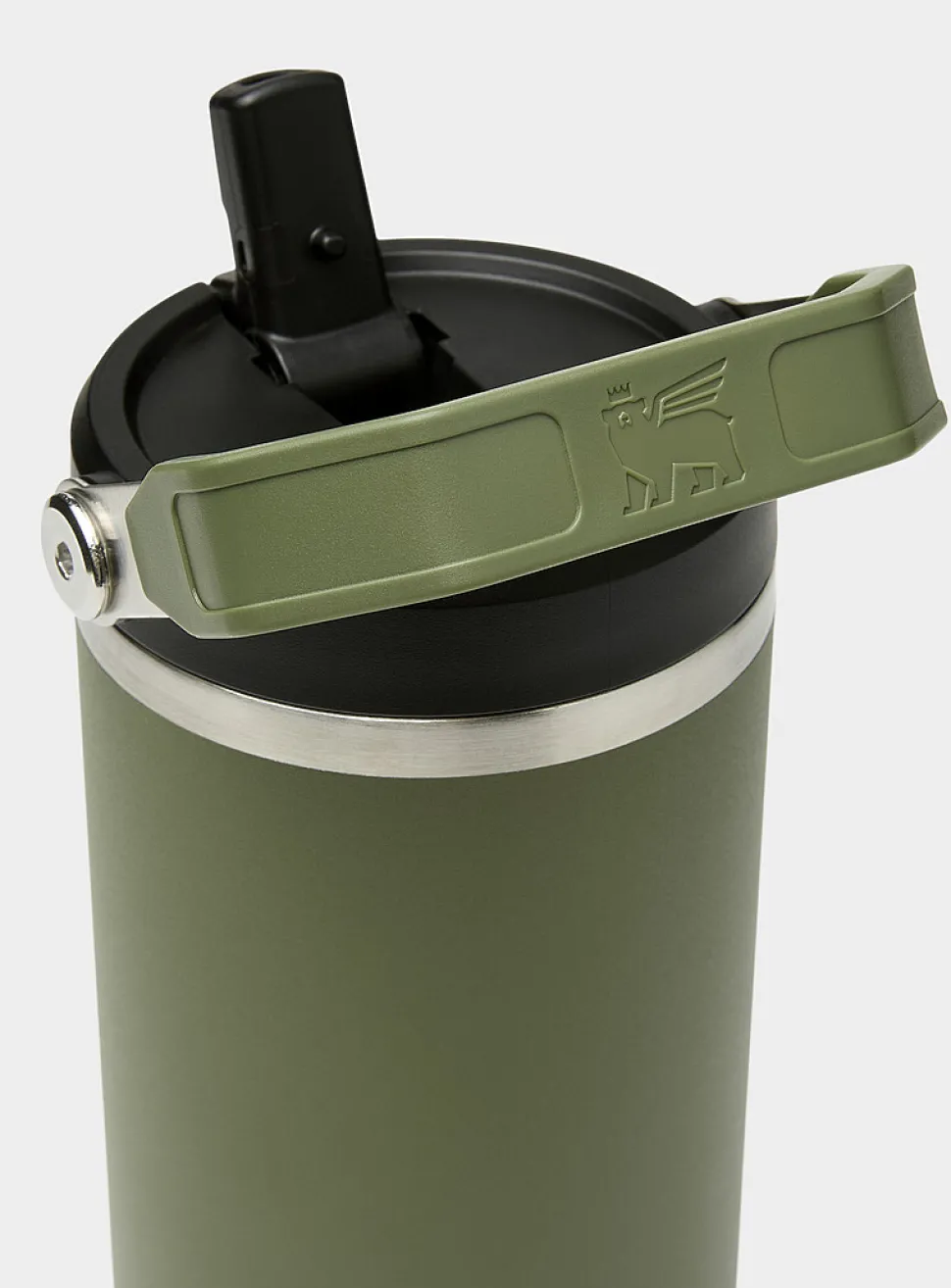 Flip Straw 30 oz insulated handle tumbler