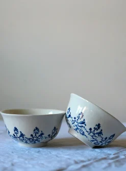 Floral tapestry rice bowls