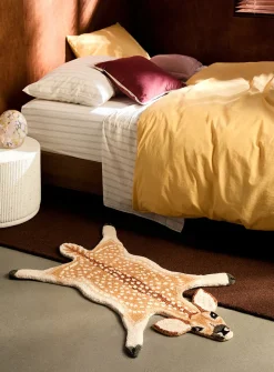 Francis pure wool tufted fawn rug