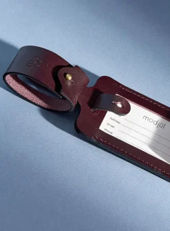 Genuine leather Deluxe luggage tag