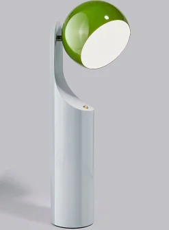 Geometric articulated portable lamp