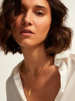 God created woman gold vermeil pendant necklace