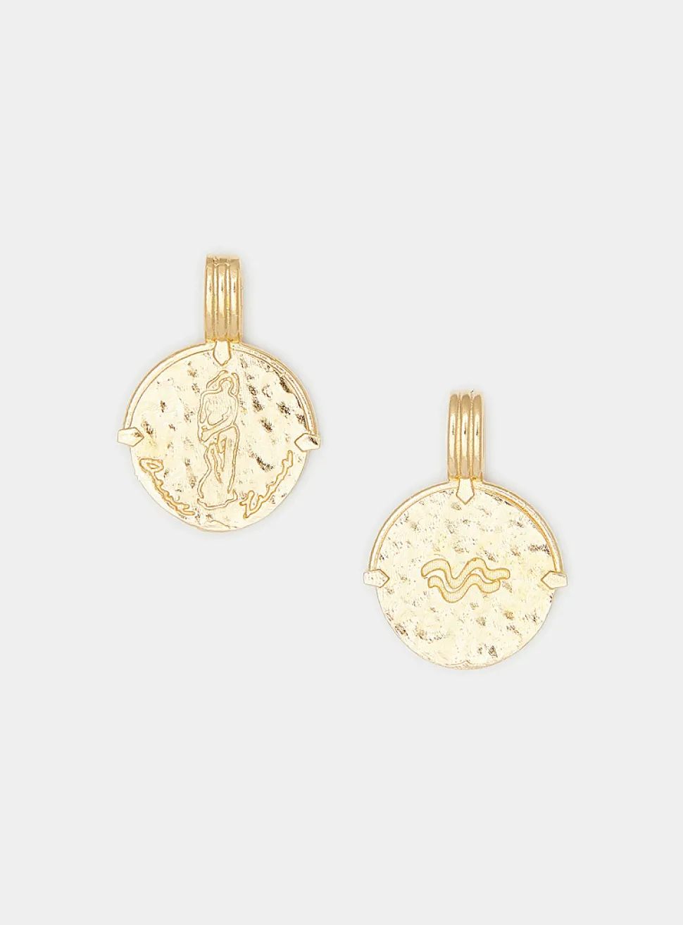 Gold vermeil zodiac sign pendant necklace