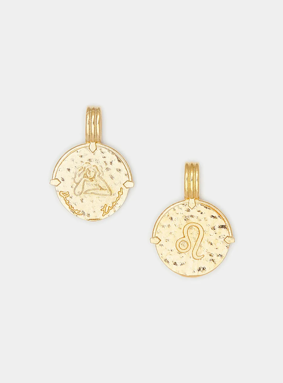 Gold vermeil zodiac sign pendant necklace
