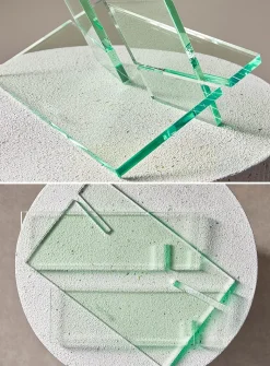 Green acrylic large book holder