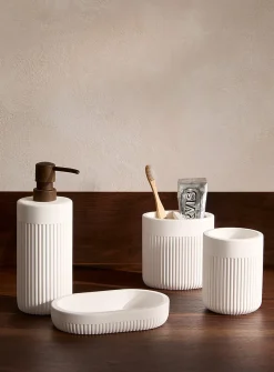 Grooved diatomite accessories