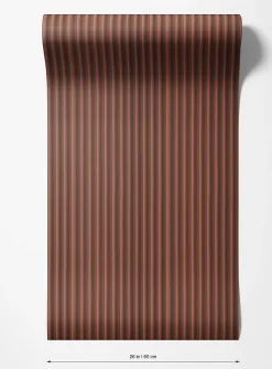 Grooved effect wallpaper strip